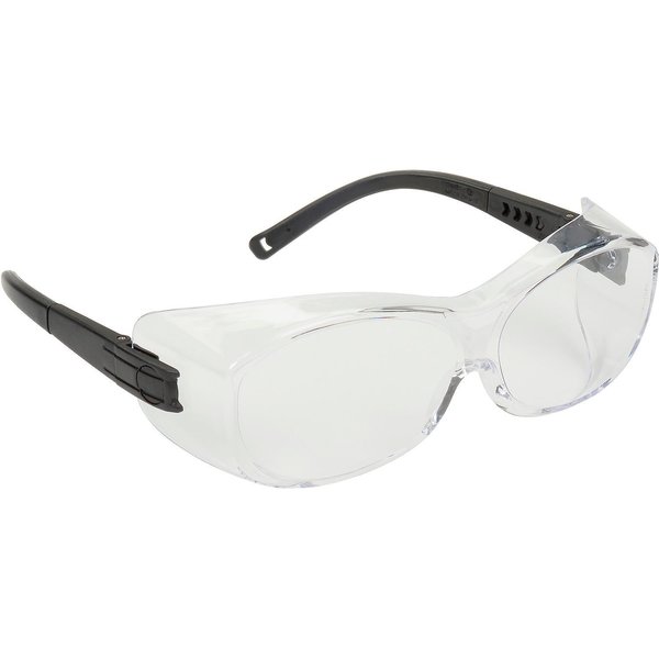 Pyramex Ots Eyewear Clear Anti-Fog Lens, Black Frame S3510STJ